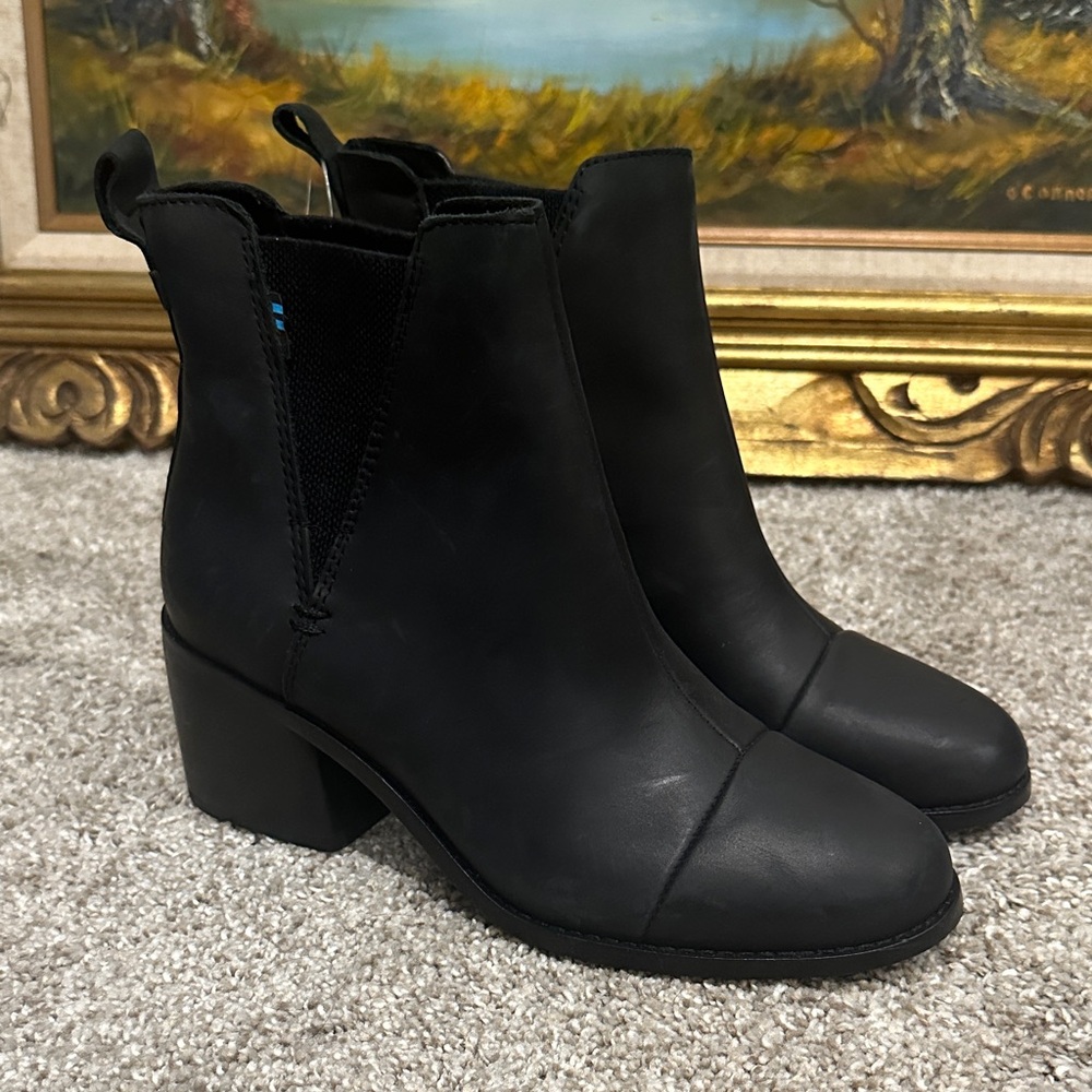 Toms Black Ankle Booties